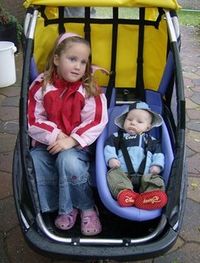 kidcar met babyschaal